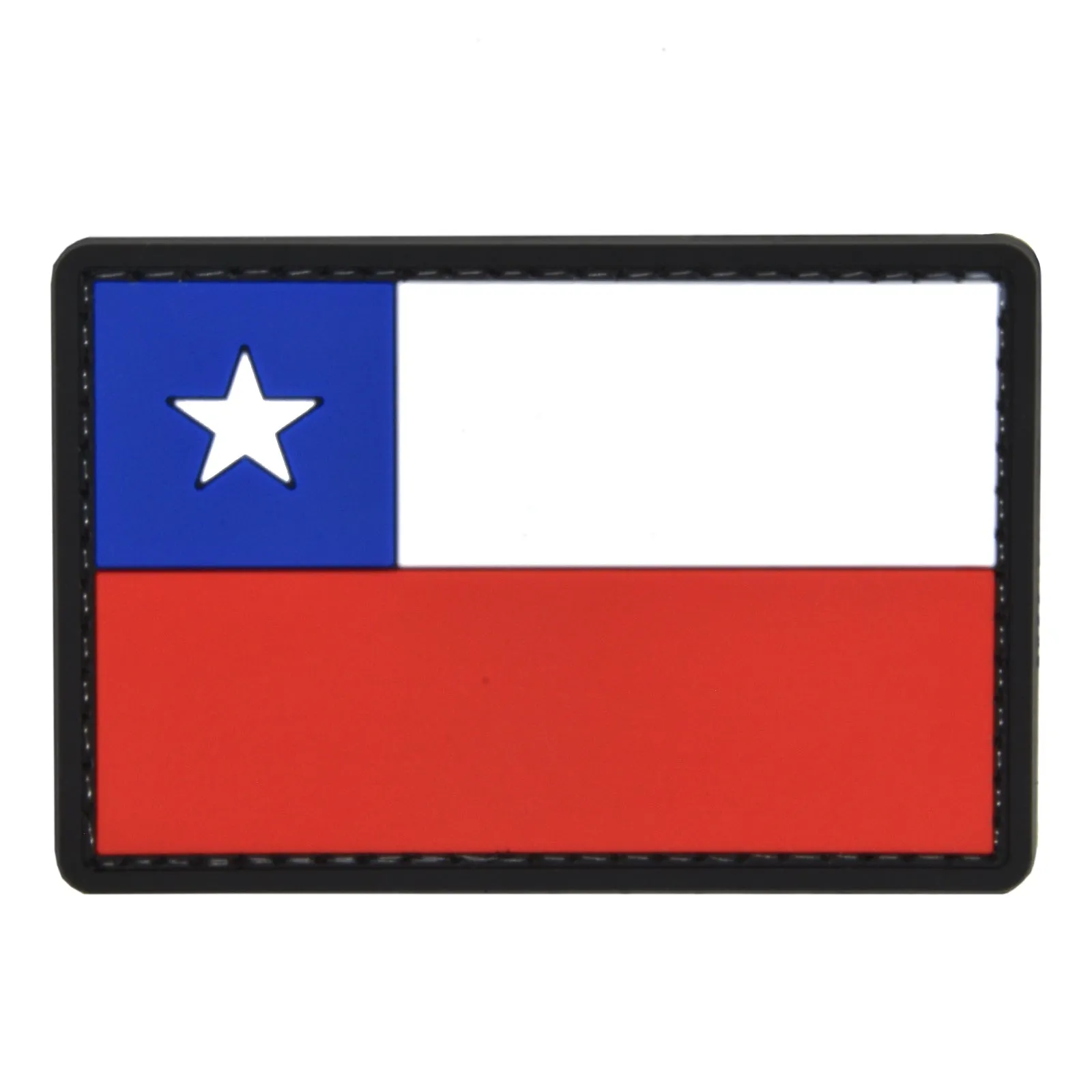 Chile Flag Patch Full Color