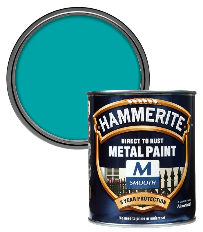 Hammerite Smooth Direct To Rust Metal Paint - 750ml