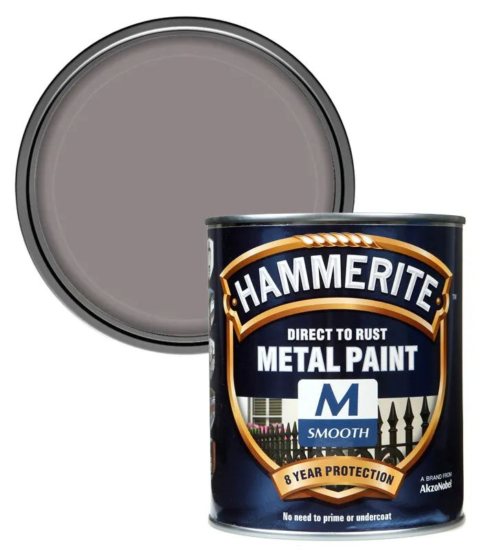 Hammerite Smooth Direct To Rust Metal Paint - 750ml